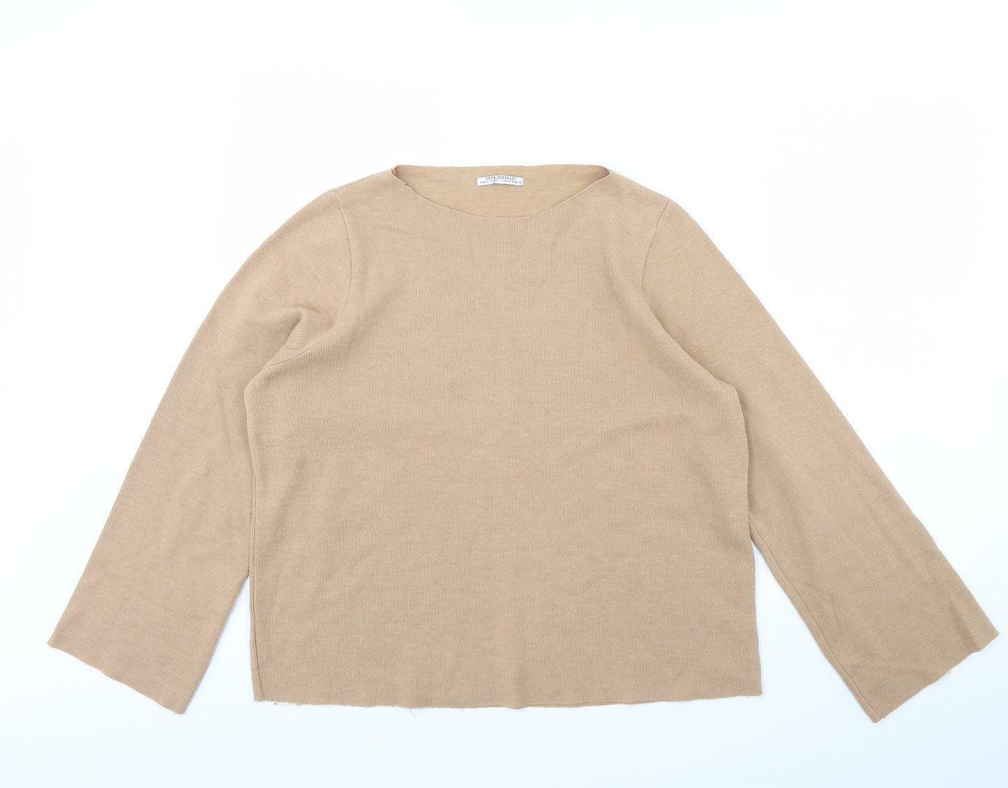 Zara Womens Beige   Pullover Jumper Size S