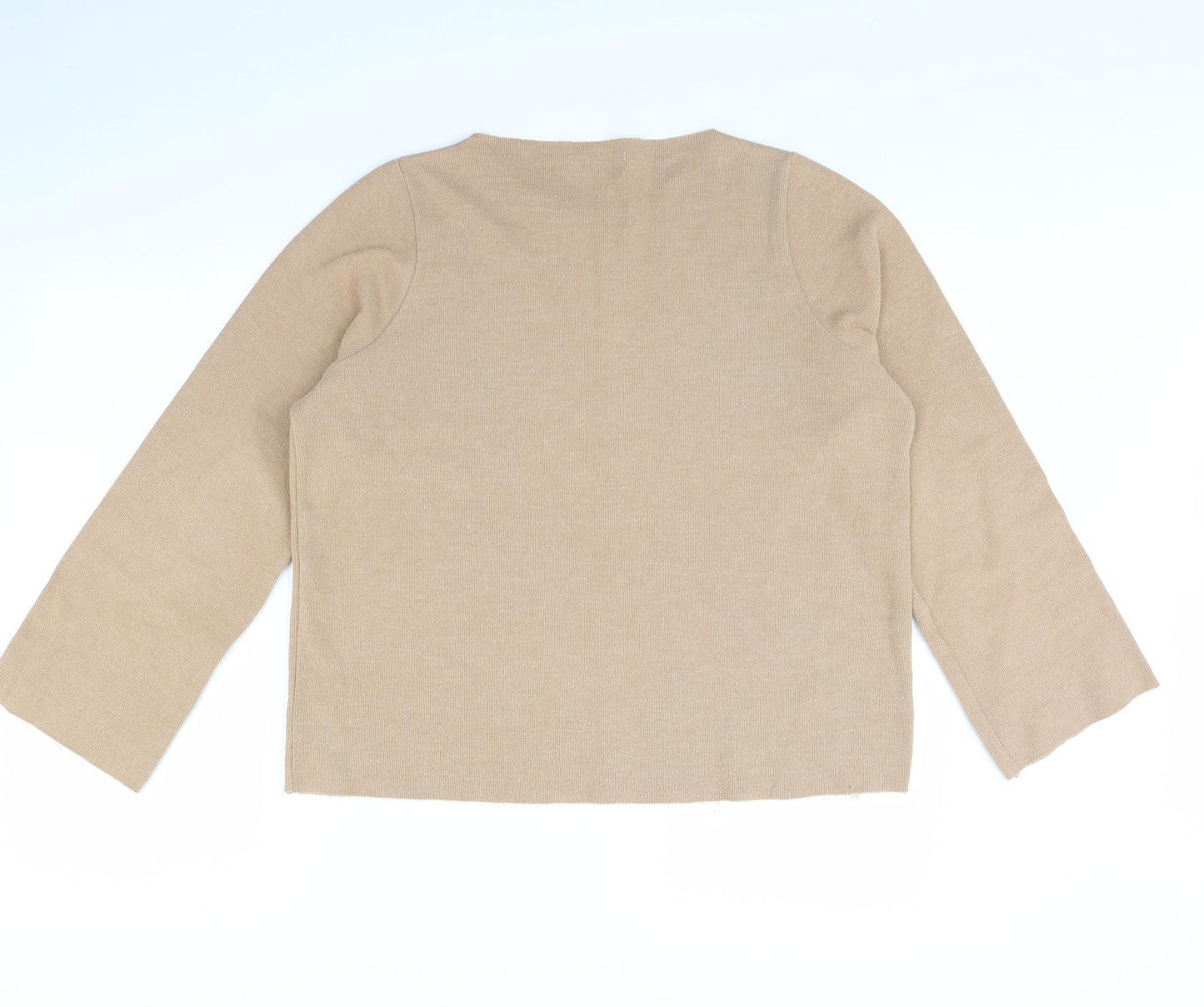 Zara Womens Beige   Pullover Jumper Size S