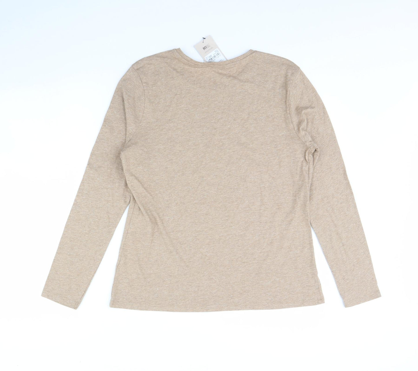 TU Womens Beige   Basic Blouse Size 14