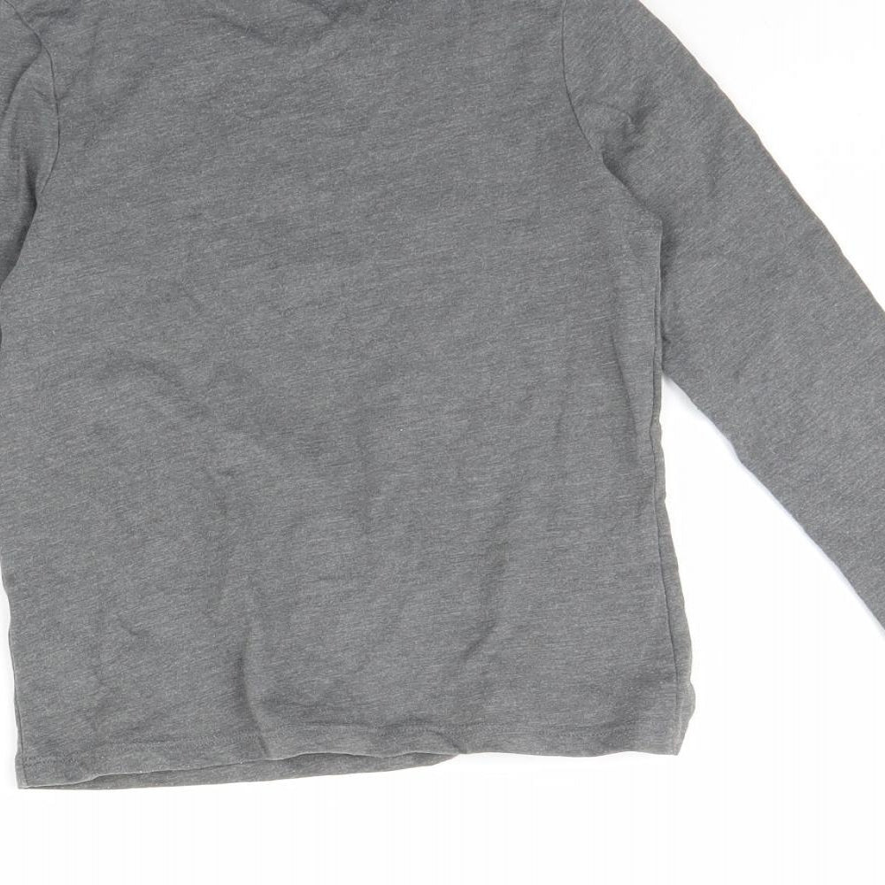 Primark Girls Grey   Basic T-Shirt Size 7 Years