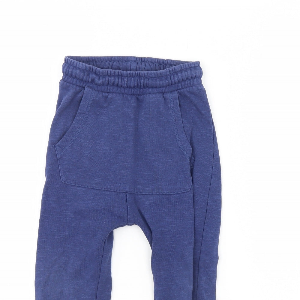 George Boys Blue   Jogger Trousers Size 4 Years