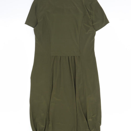 Nina Leonard  Womens Green   Sheath  Size S