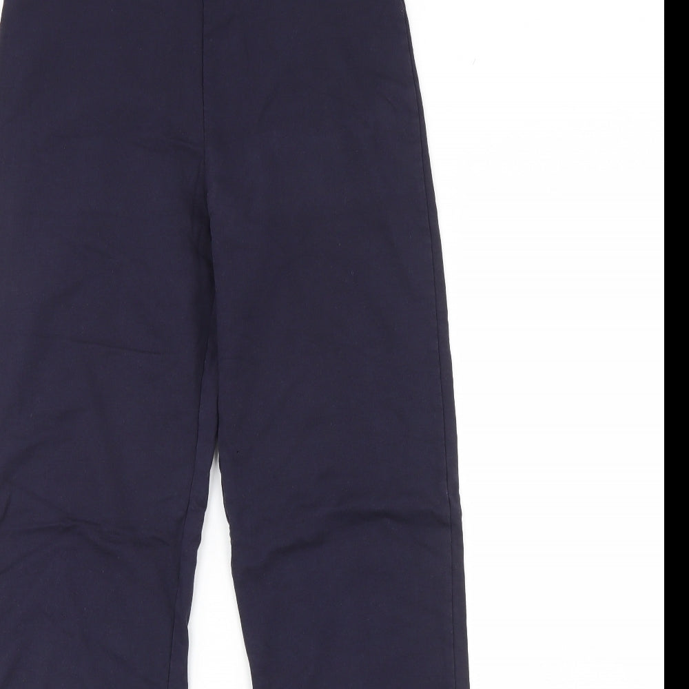 M&s Womens Blue   Trousers  Size 12 L30 in