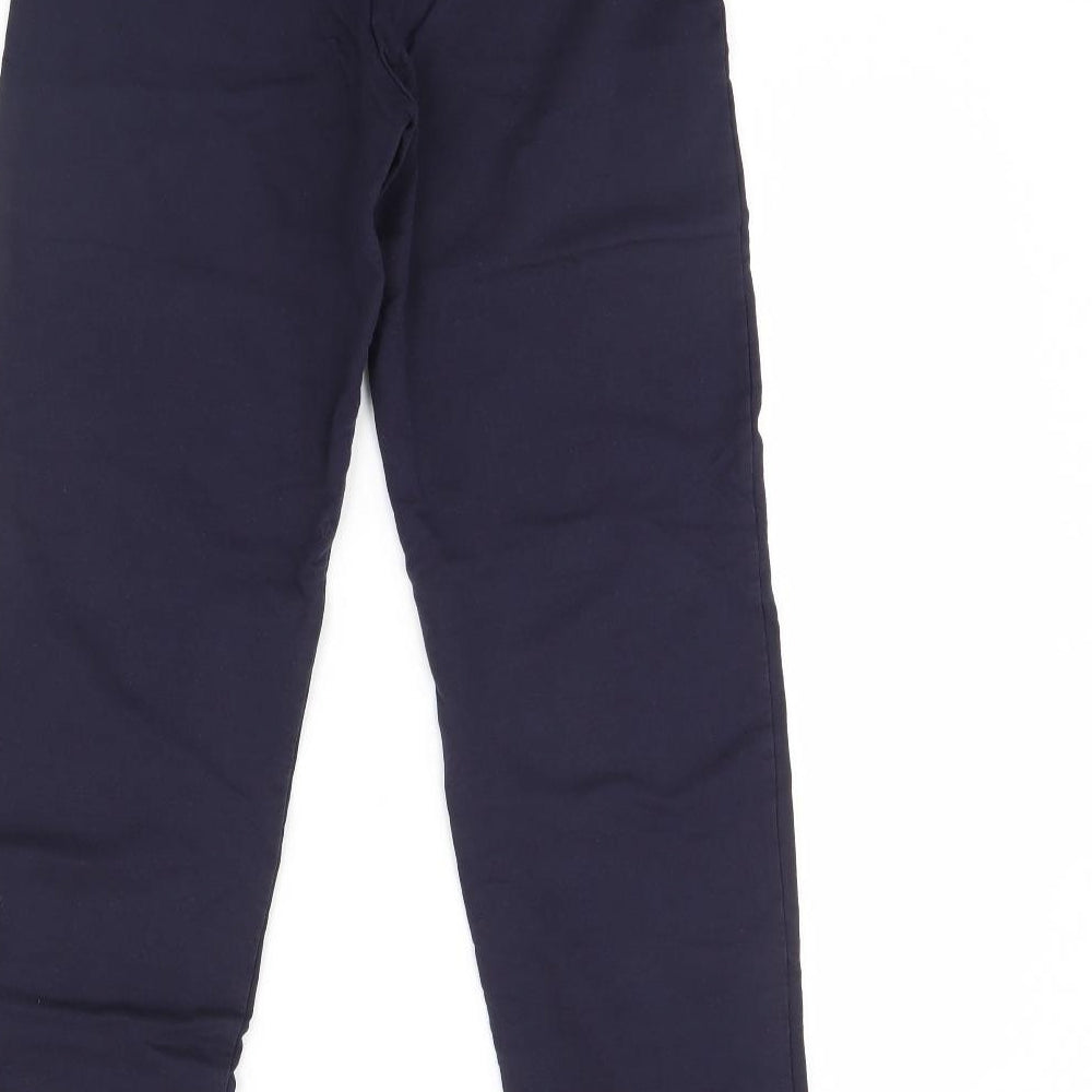 M&s Womens Blue   Trousers  Size 12 L30 in