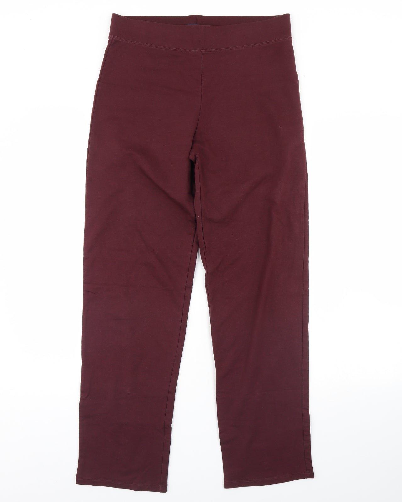 M&S Womens Red   Trousers  Size 12 L30 in