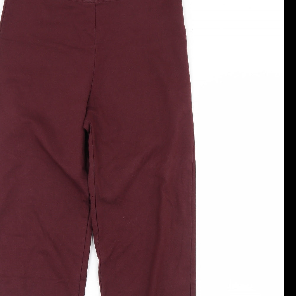 M&S Womens Red   Trousers  Size 12 L30 in