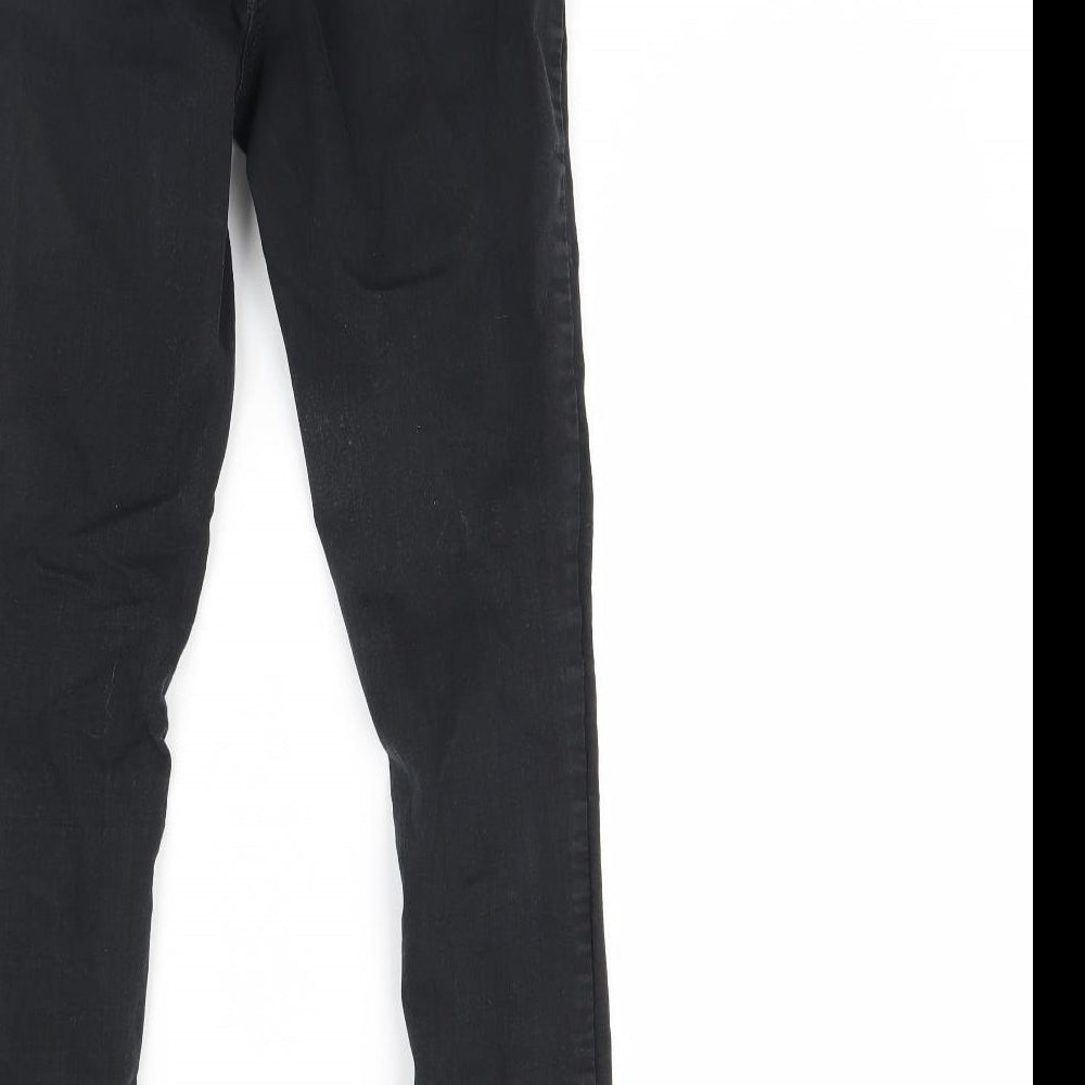 George Womens Black  Denim Skinny Jeans Size 10 L29 in