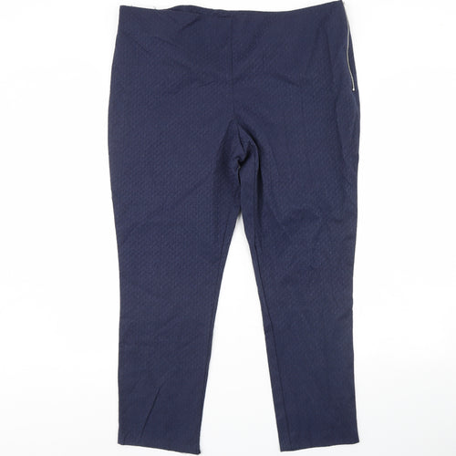 F&F Womens Blue   Trousers  Size 40 in L29 in