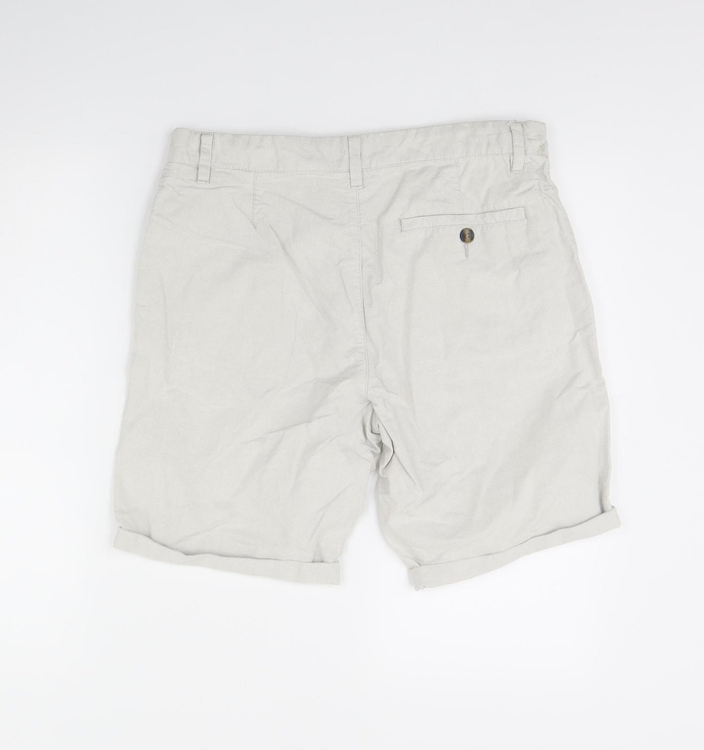 River Island Mens Grey   Chino Shorts Size 32