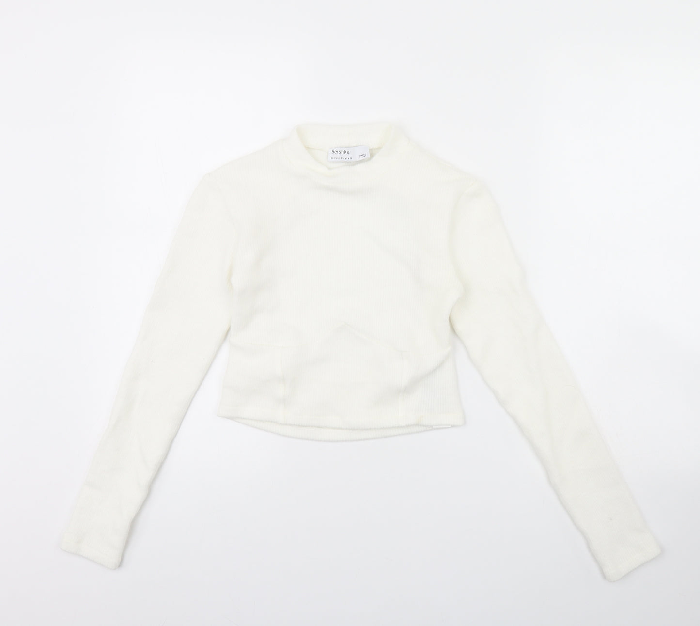Bershka Womens Ivory   Pullover Jumper Size S