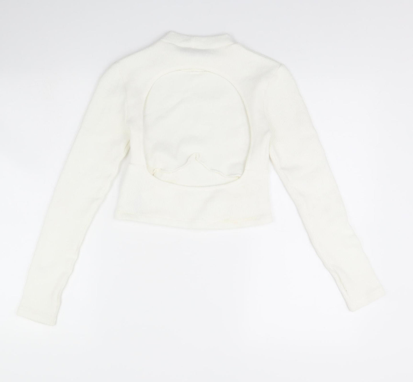Bershka Womens Ivory   Pullover Jumper Size S