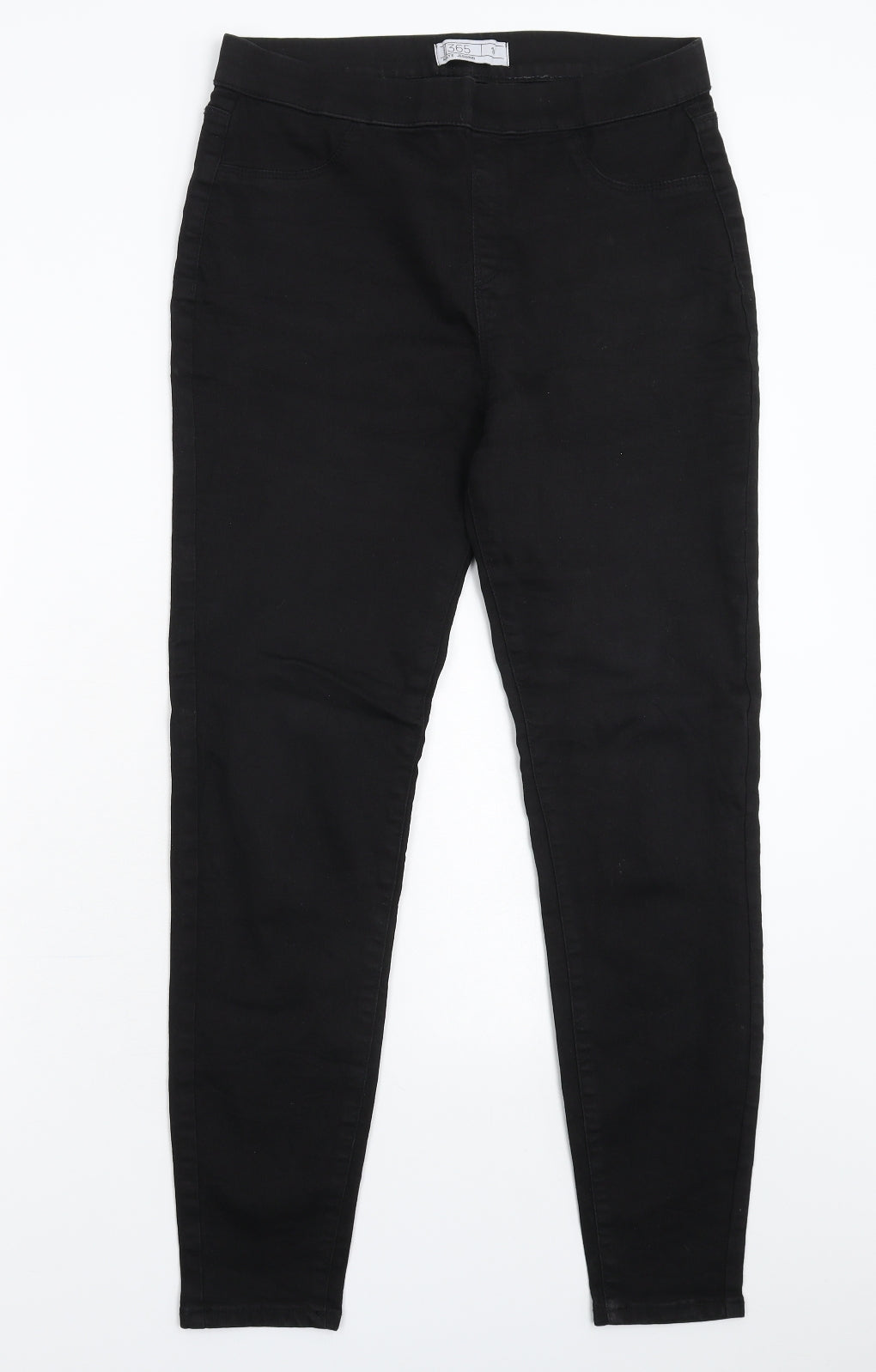 365 Denim Womens Black  Denim Jegging Jeans Size 14 L28 in