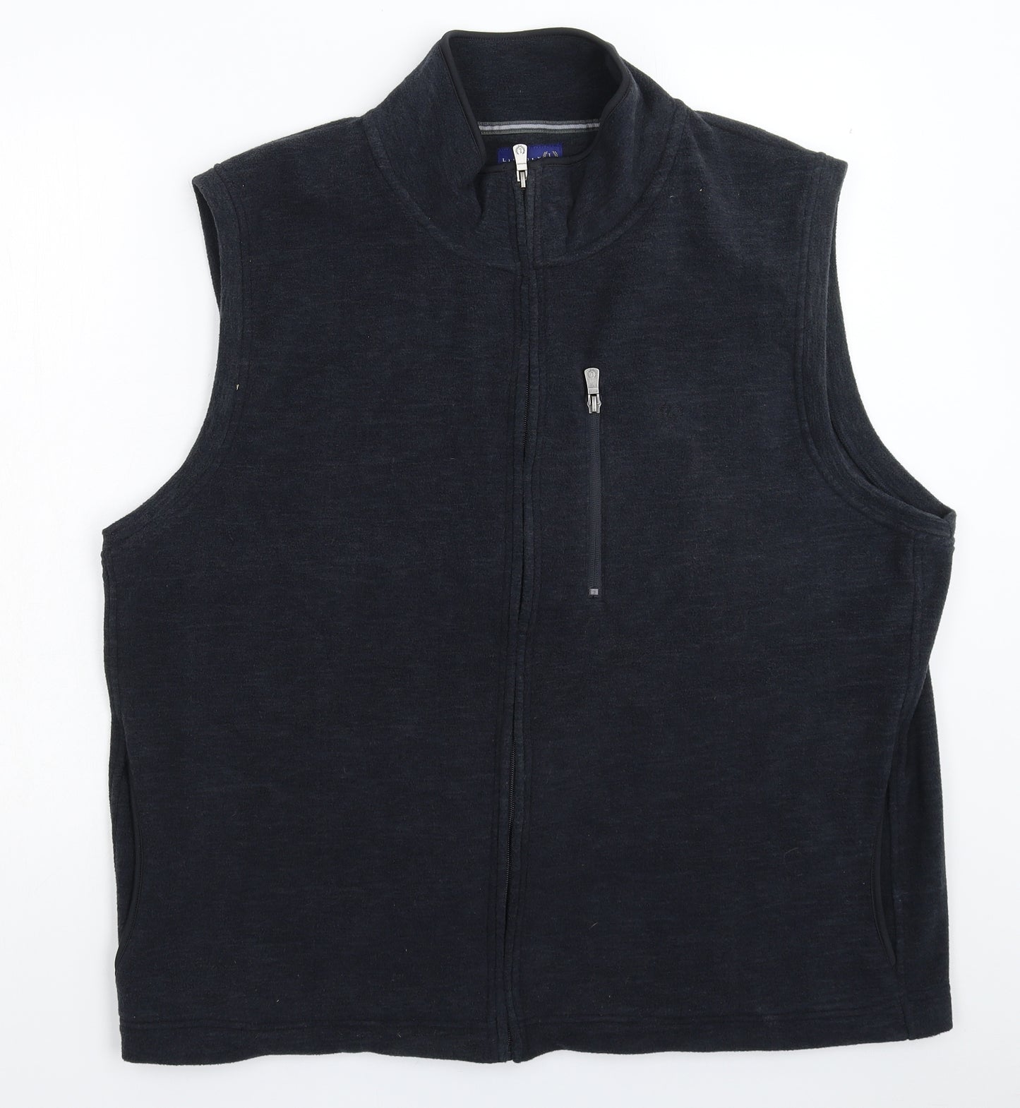 Lincoln Mens Blue  Fleece Gilet Jacket Size 2XL