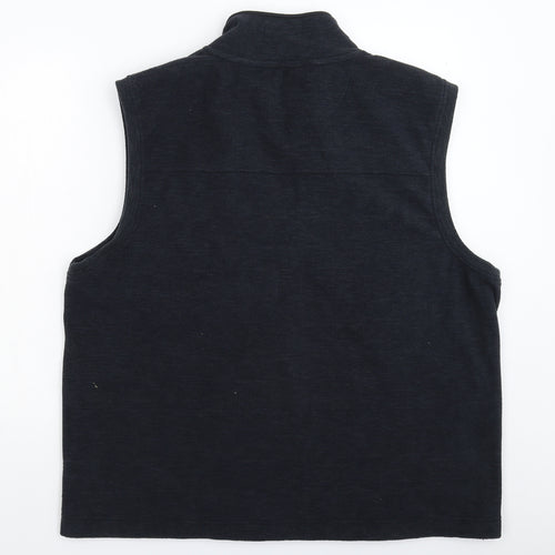 Lincoln Mens Blue  Fleece Gilet Jacket Size 2XL