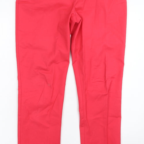 Boden Womens Pink   Chino Trousers Size 12 L28 in