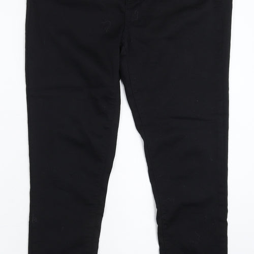 Morrison's Womens Black  Denim Skinny Jeans Size 14 L28 in