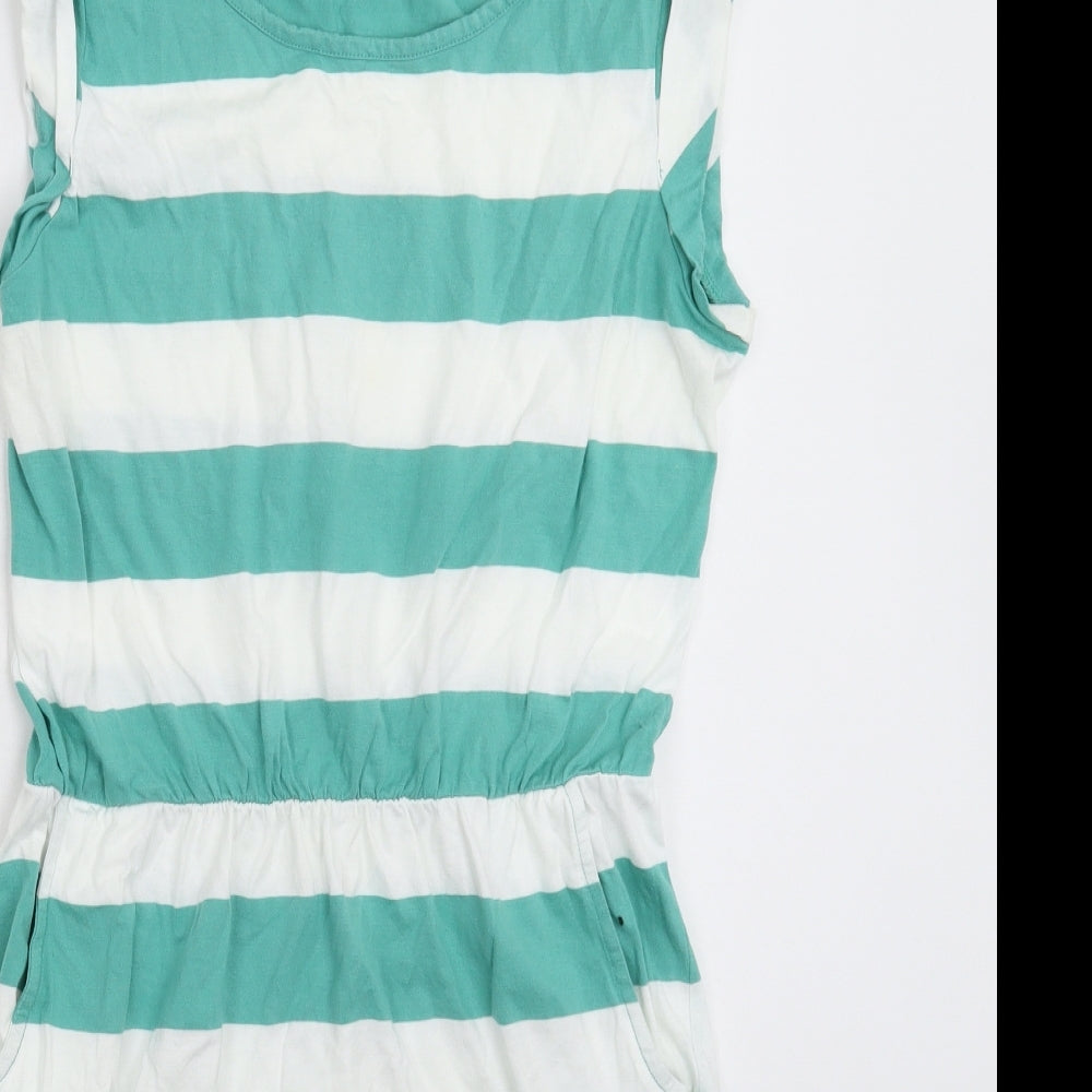 Boden Womens Green Striped  Fit & Flare  Size 12