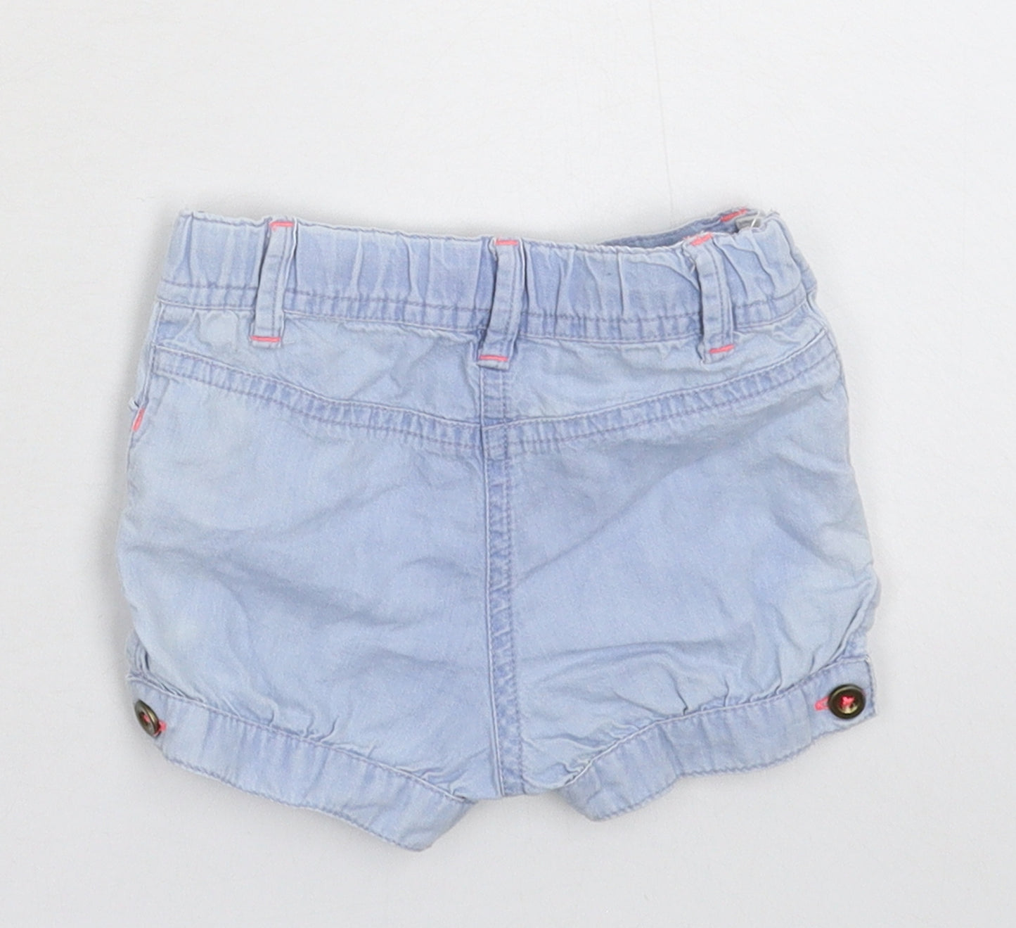 Young Dimension Girls Blue  Denim Cropped Jeans Size 9-12 Months  - Shorts
