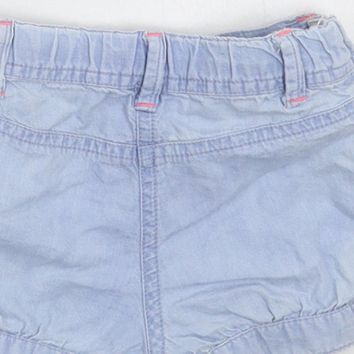 Young Dimension Girls Blue  Denim Cropped Jeans Size 9-12 Months  - Shorts