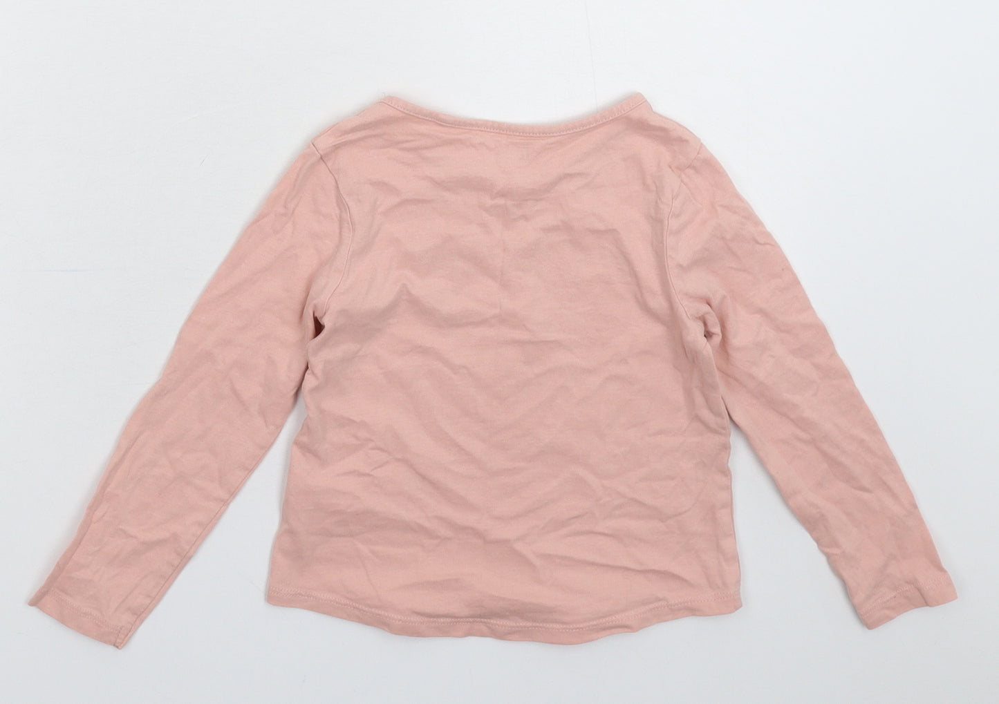 TU Girls Pink   Basic T-Shirt Size 5 Years