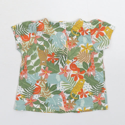 TU Baby Multicoloured Floral  Basic T-Shirt Size 9-12 Months