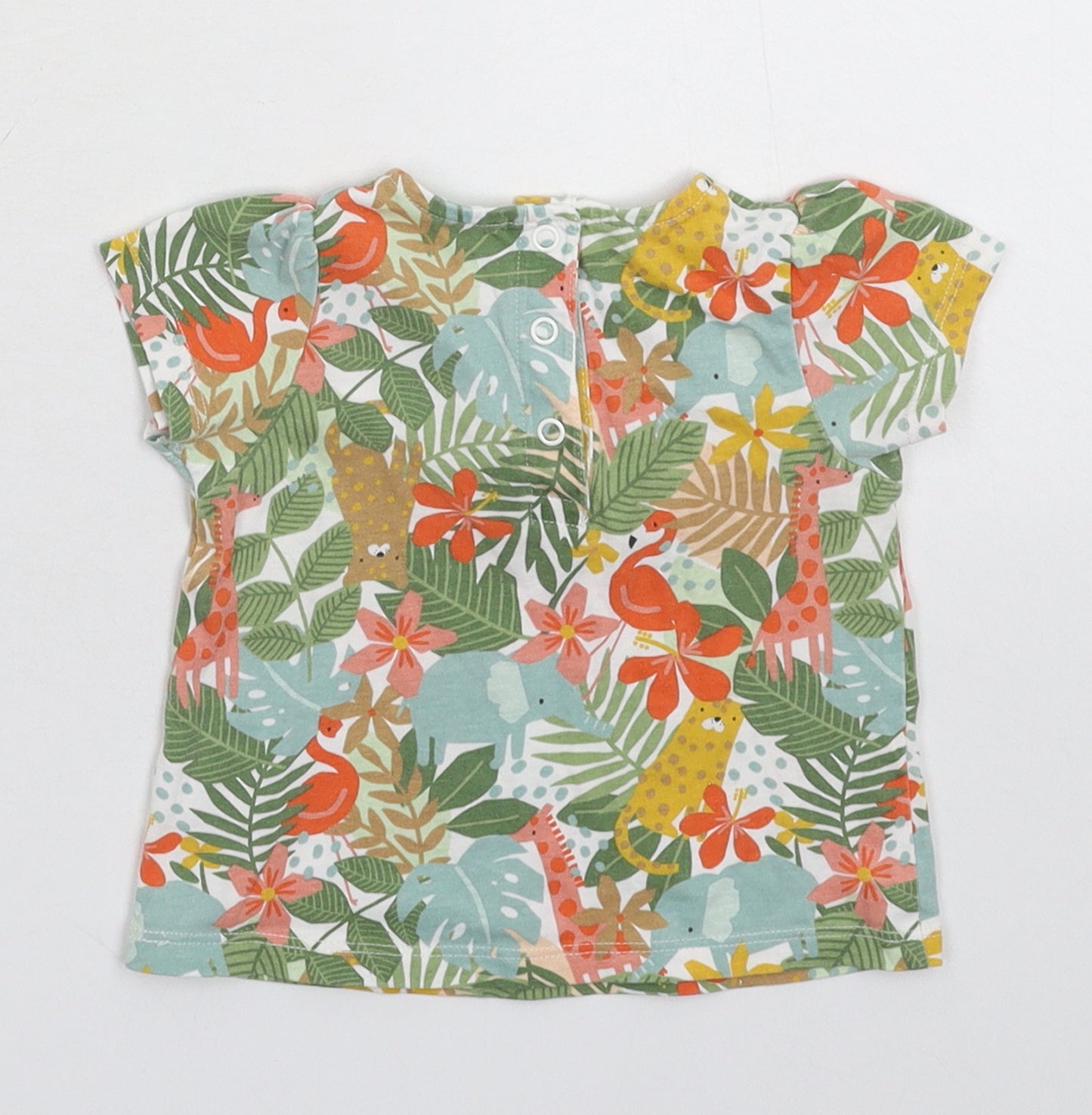 TU Baby Multicoloured Floral  Basic T-Shirt Size 9-12 Months
