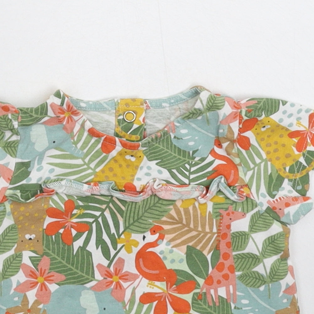 TU Baby Multicoloured Floral  Basic T-Shirt Size 9-12 Months