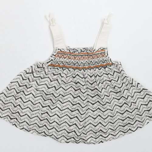 NEXT Girls Multicoloured Geometric  Tank Dress  Size 9-12 Months