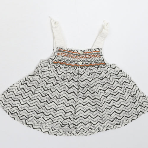 NEXT Girls Multicoloured Geometric  Tank Dress  Size 9-12 Months