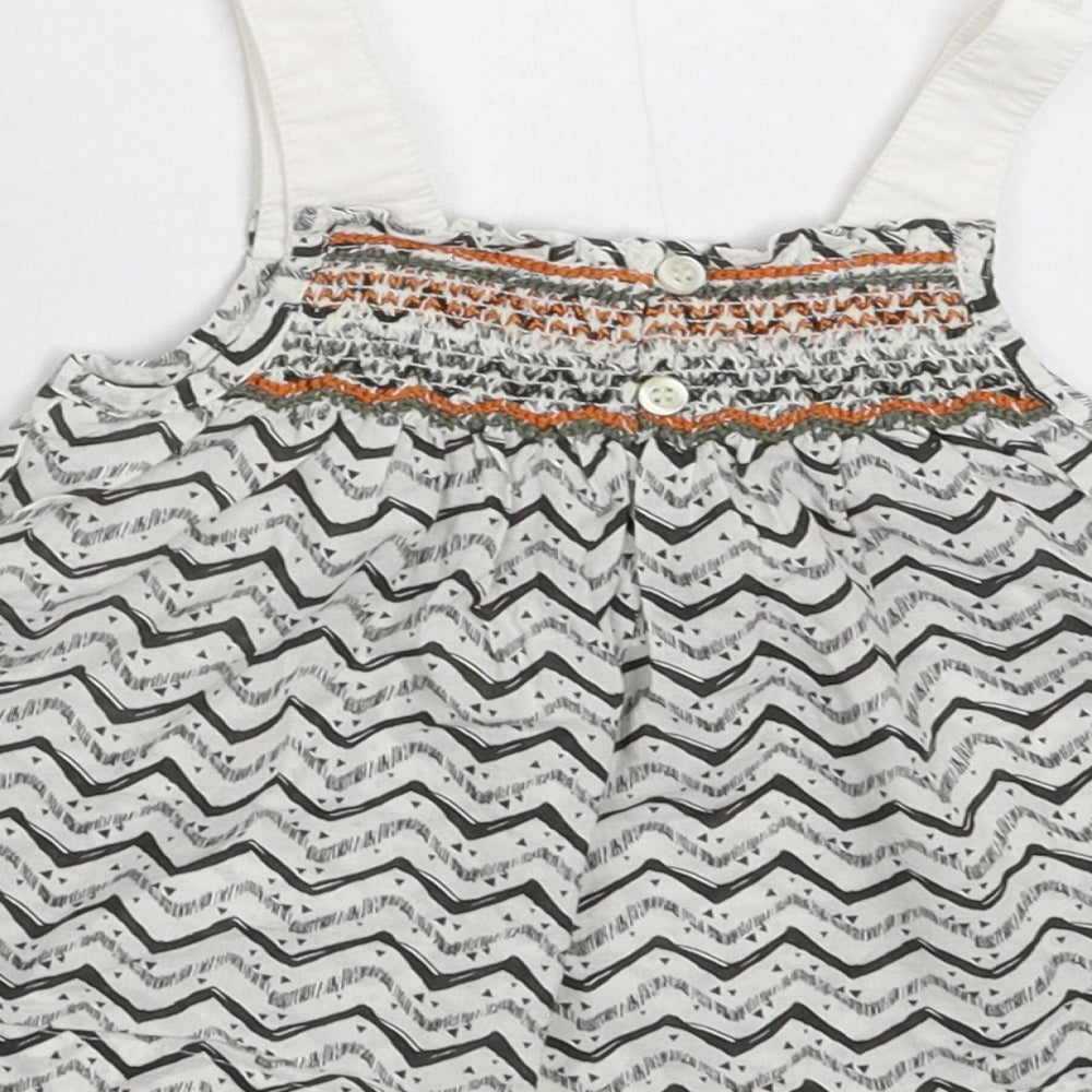 NEXT Girls Multicoloured Geometric  Tank Dress  Size 9-12 Months
