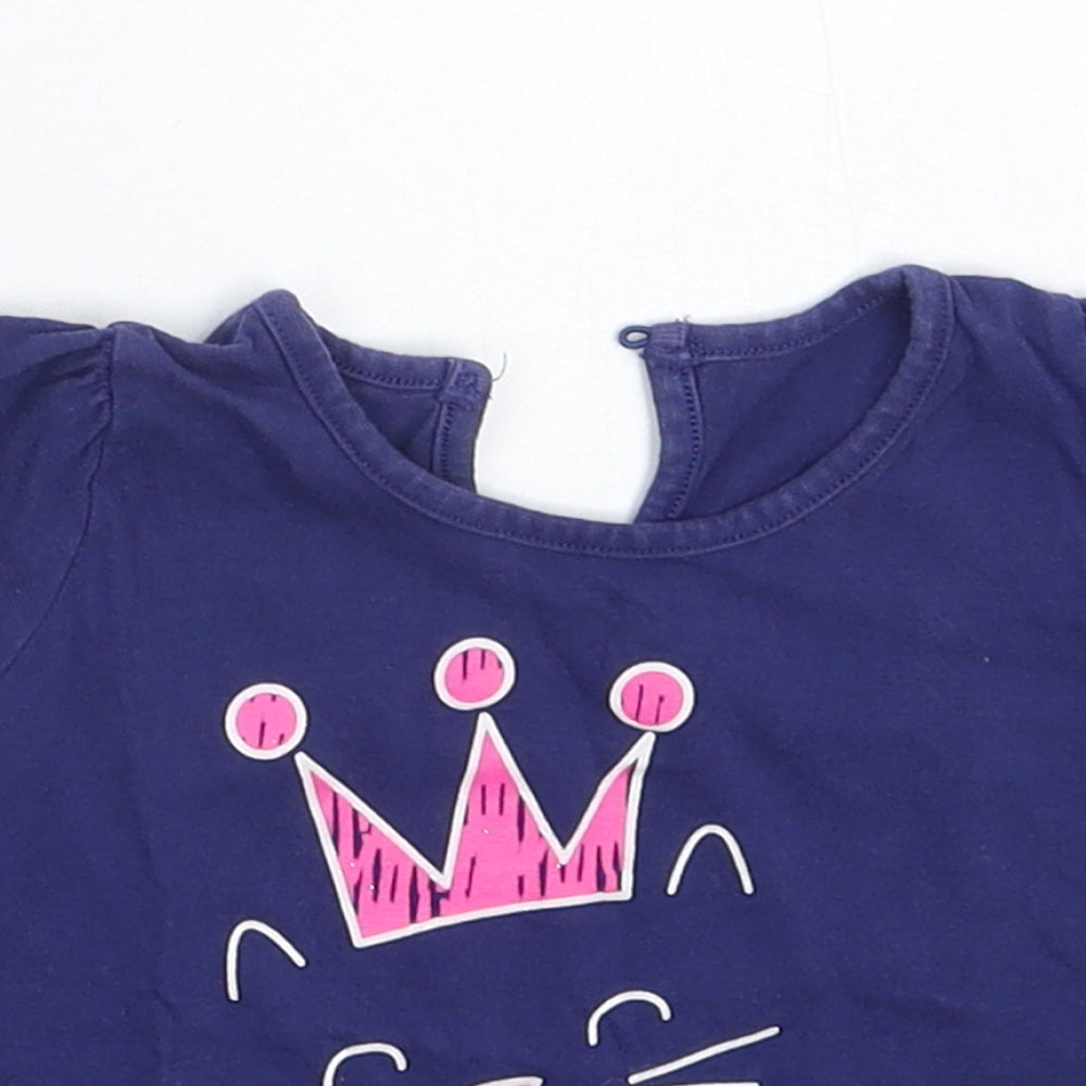 Matalan Baby Blue   Basic T-Shirt Size 3-6 Months