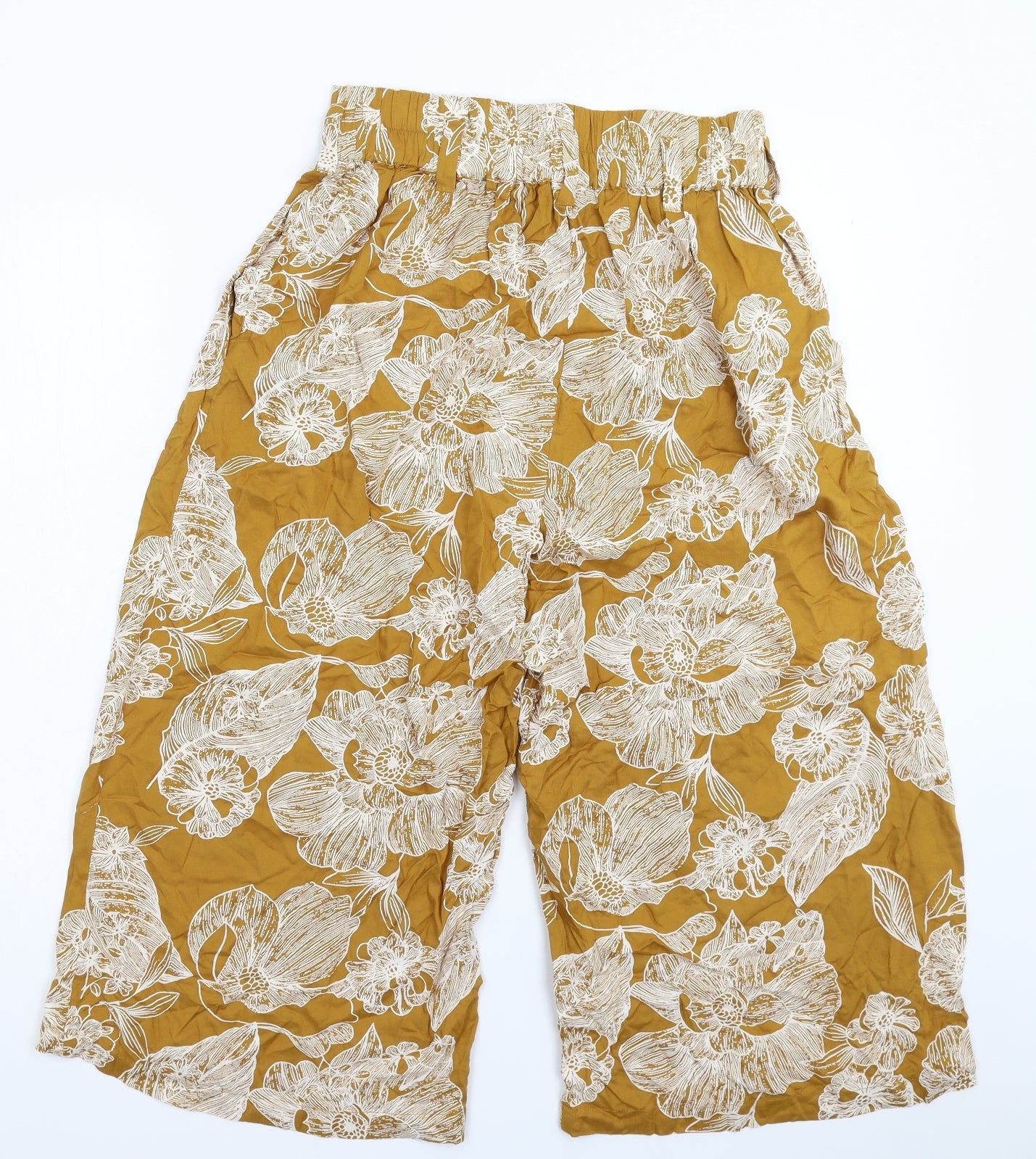 Primark Womens Brown   Cropped Trousers Size 12 L20 in