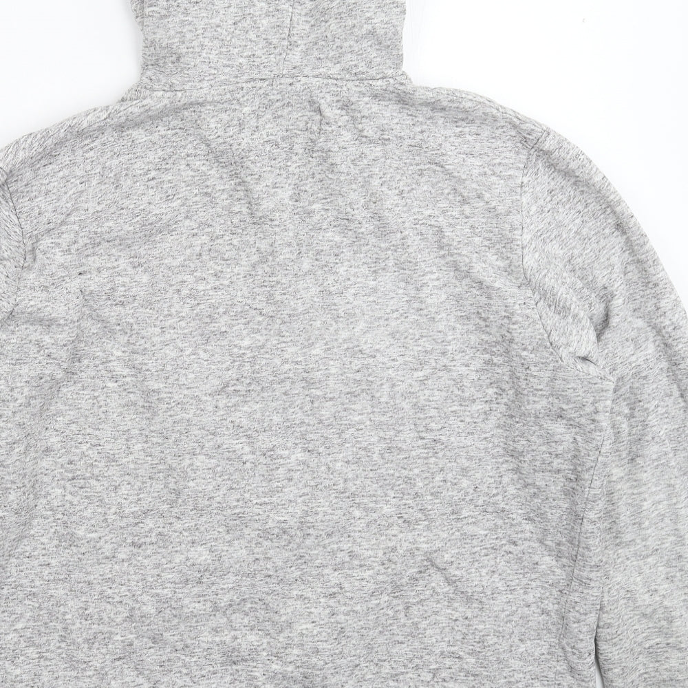 Burton Mens Grey   Full Zip Hoodie Size L