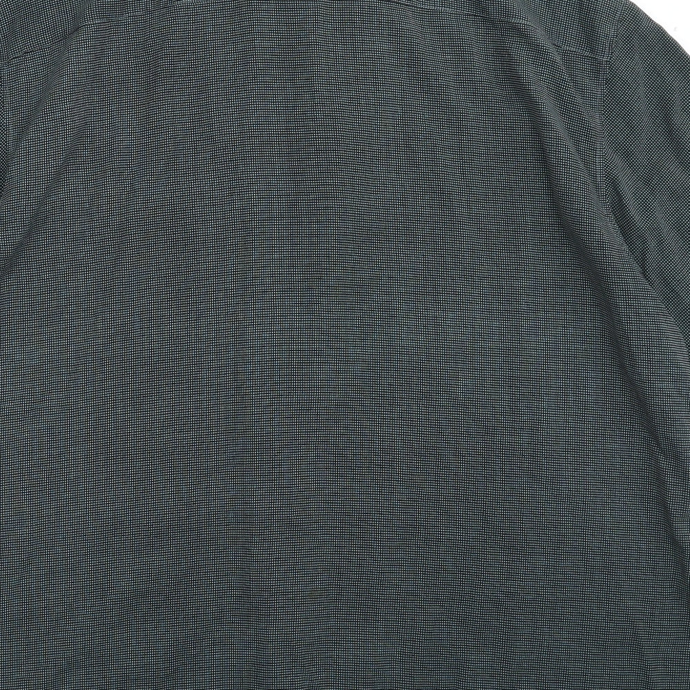 Marks and Spencer Mens Grey    Button-Up Size XL
