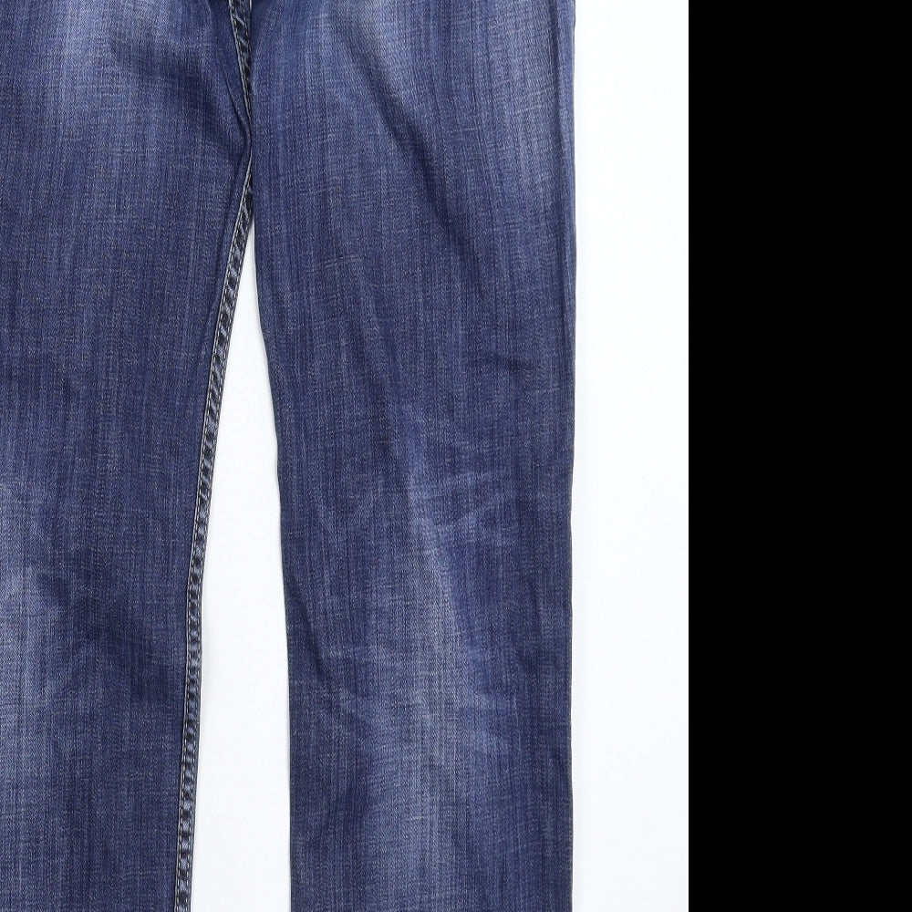 BRAX Mens Blue  Denim Straight Jeans Size 36 L29 in