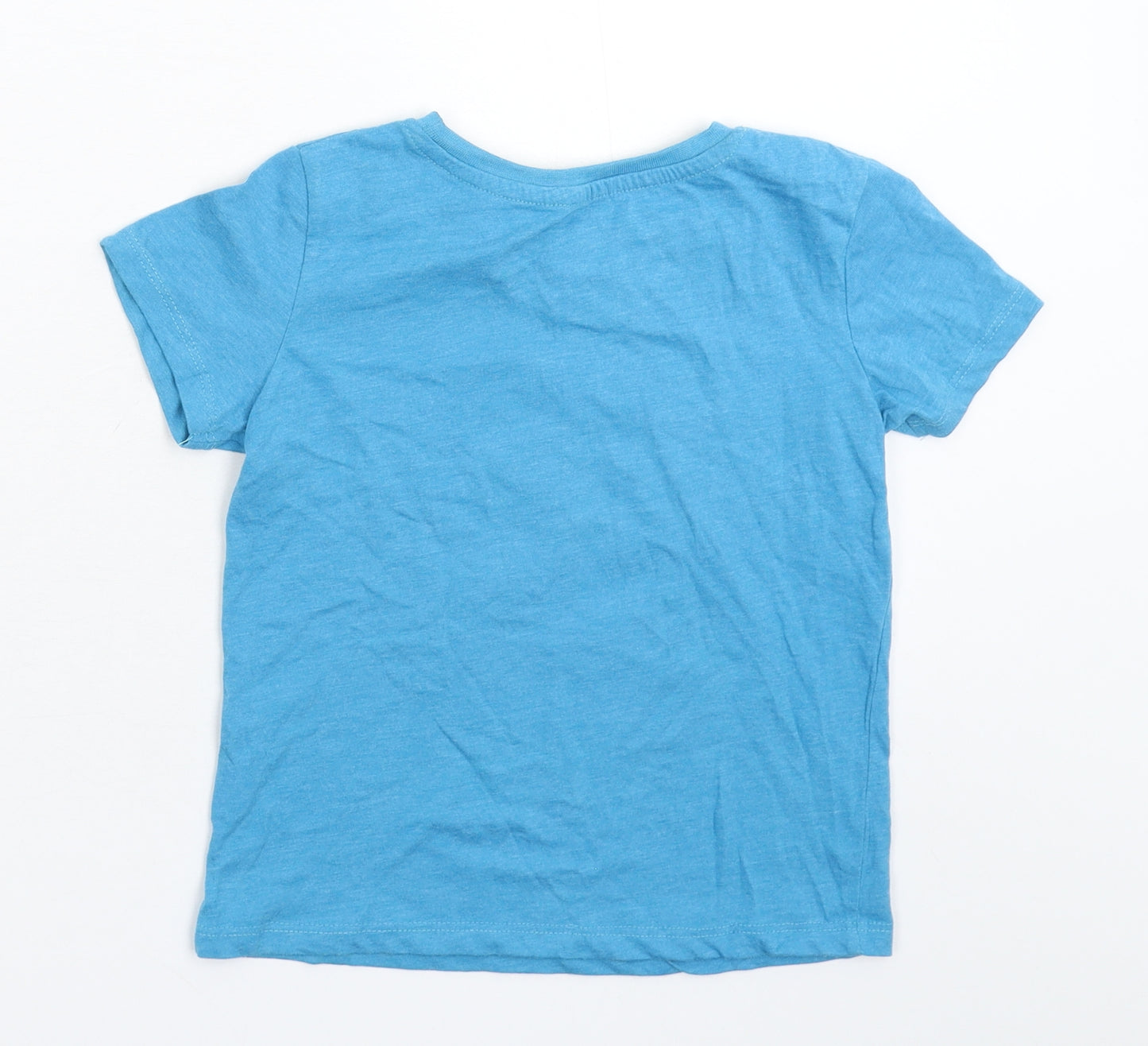 Primark Boys Blue   Basic T-Shirt Size 5-6 Years