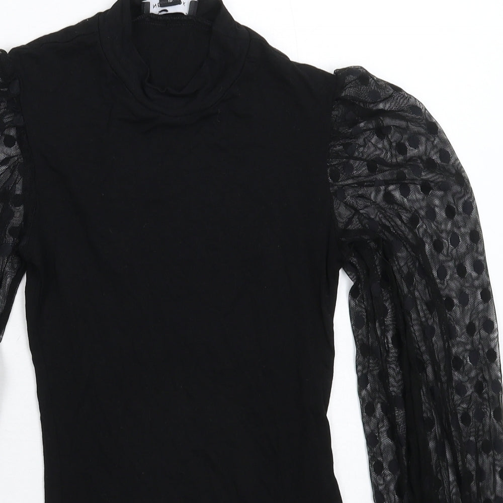 New Look Womens Black   Basic Blouse Size 6