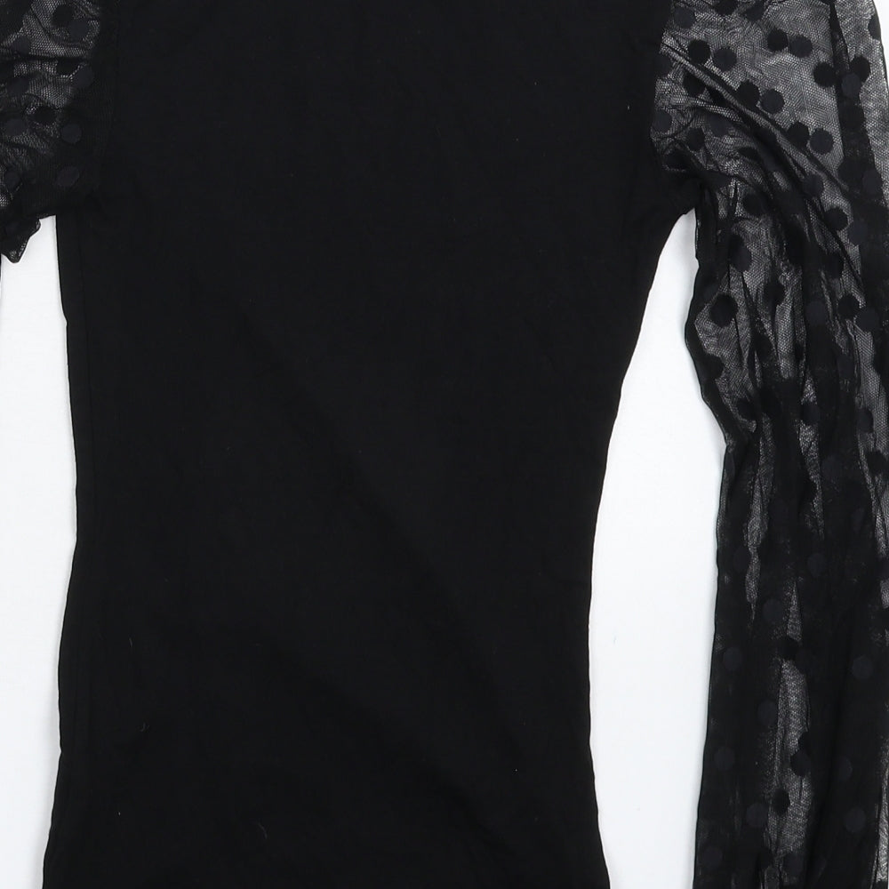 New Look Womens Black   Basic Blouse Size 6