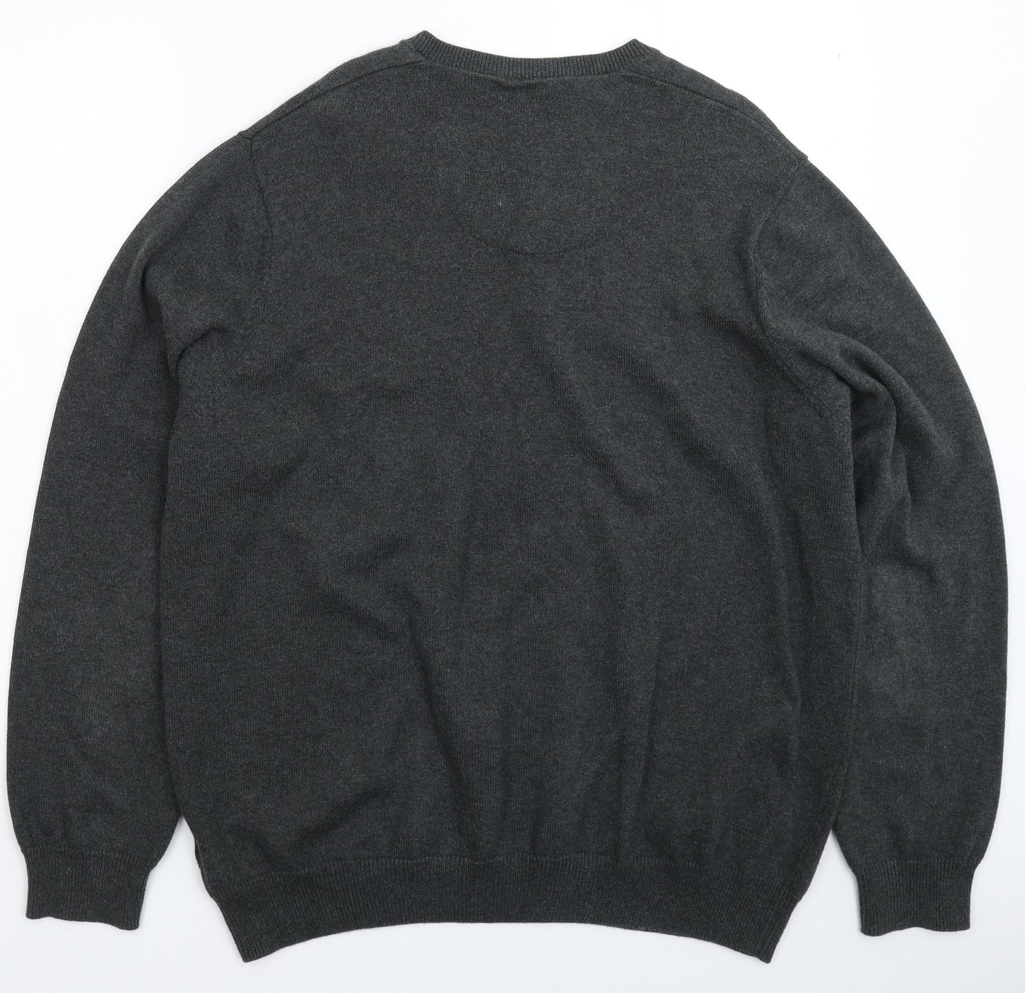 Marks and Spencer Mens Grey  Knit Pullover Jumper Size XL