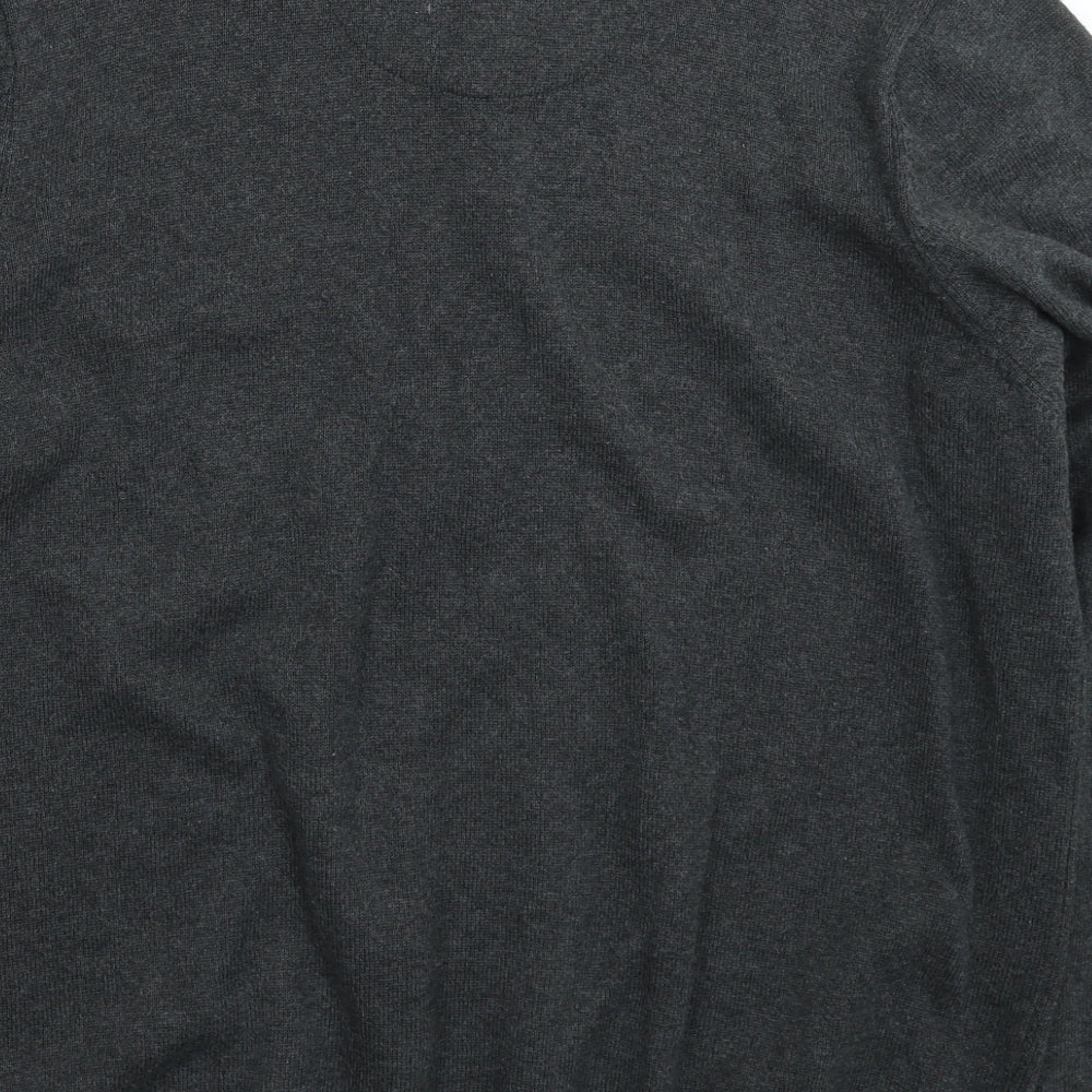 Marks and Spencer Mens Grey  Knit Pullover Jumper Size XL