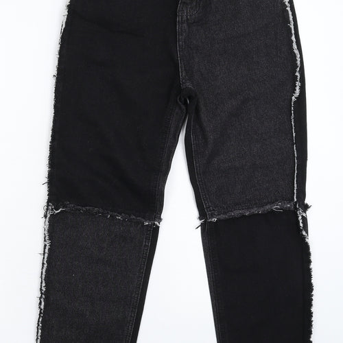 SheIn Womens Black  Denim Mom Jeans Size 24 in L26 in