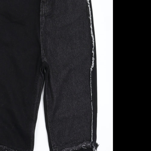 SheIn Womens Black  Denim Mom Jeans Size 24 in L26 in