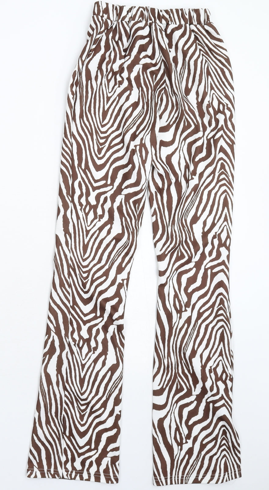 SheIn Womens Multicoloured Animal Print  Trousers  Size XS L29 in
