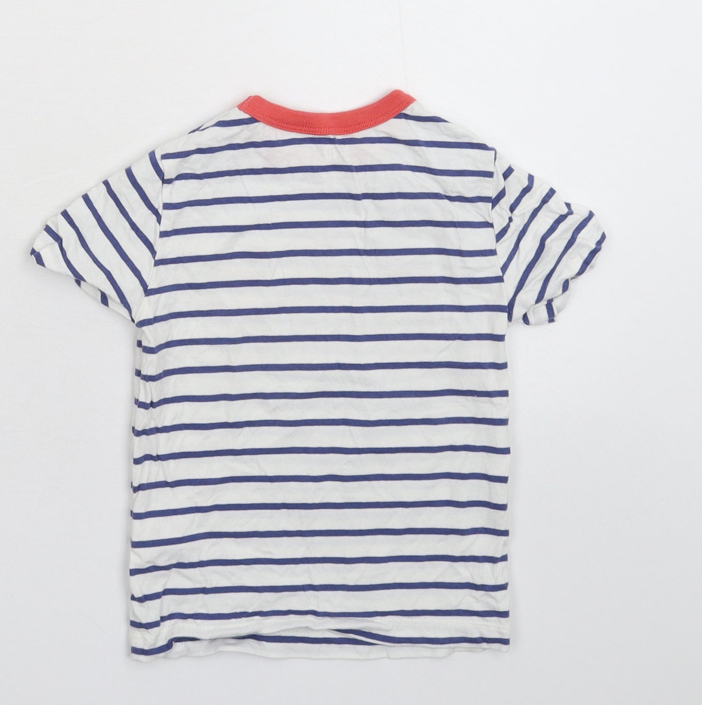 Gap Baby White Striped  Basic T-Shirt Size 24 Months