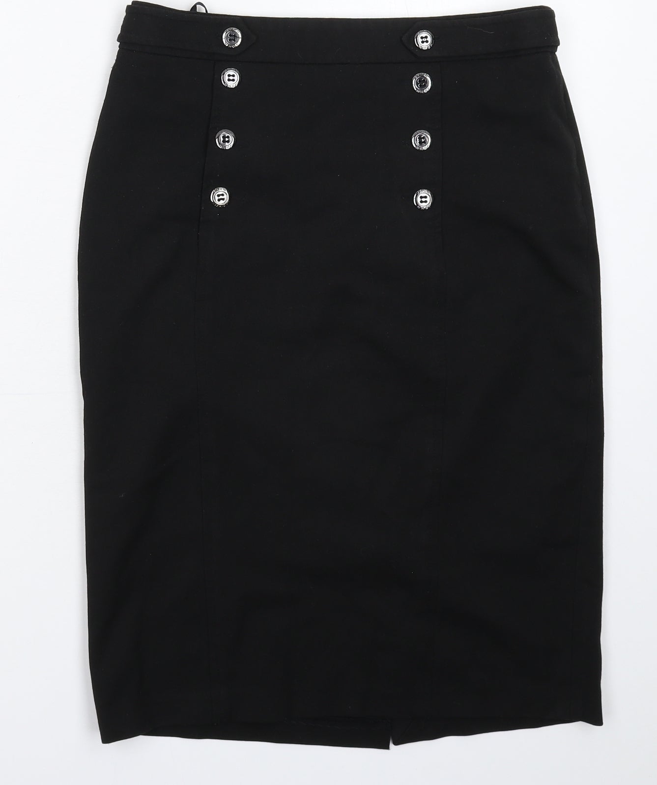 John Richmond Womens Black   Straight & Pencil Skirt Size 8