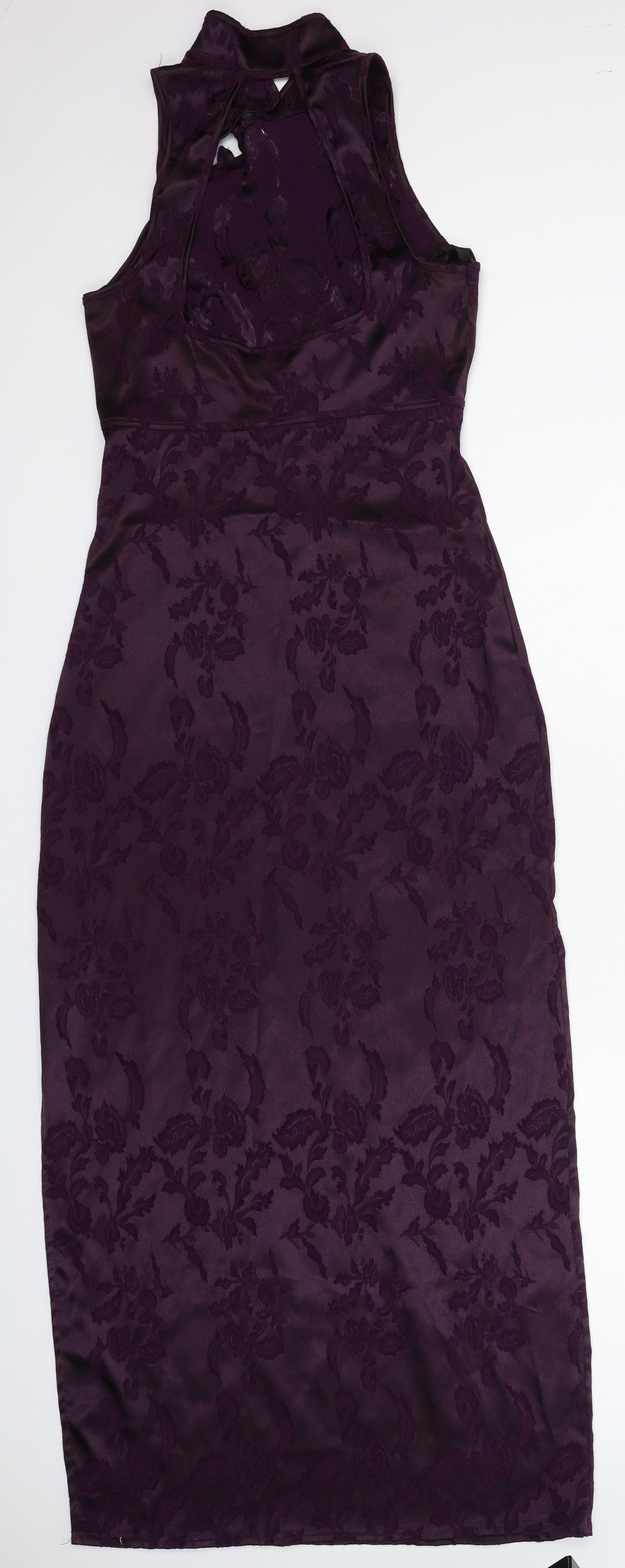 Lipsy Womens Purple Floral  Maxi  Size M