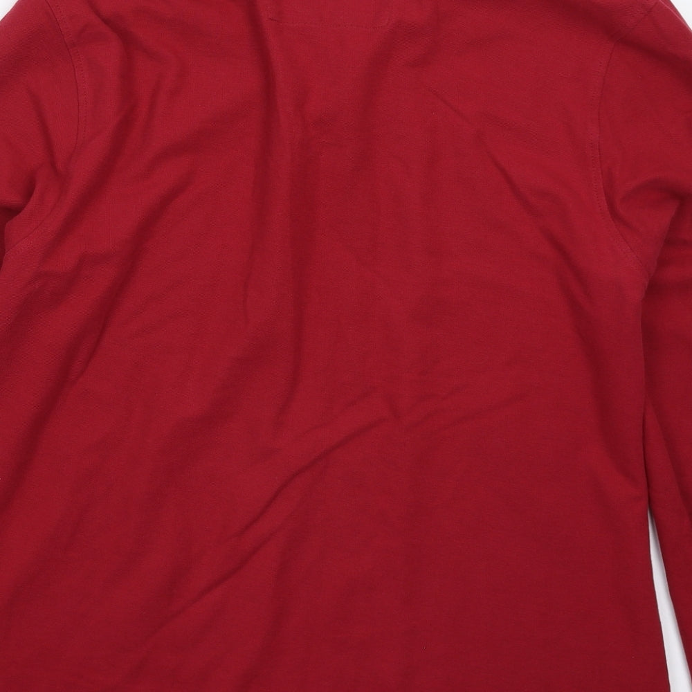 Modern Essentials  Mens Red    Polo Size L