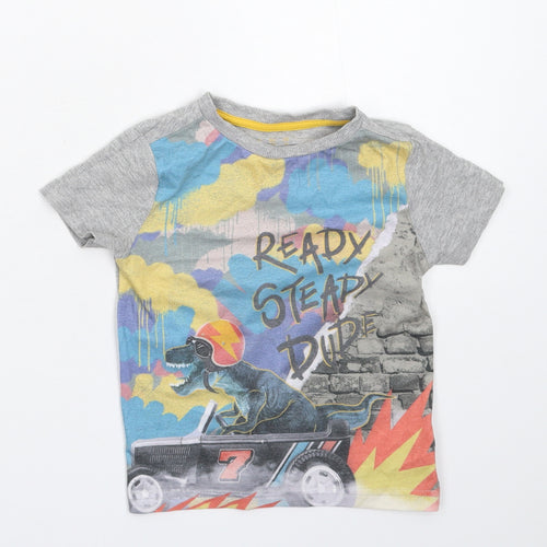 F&F Boys Grey   Basic T-Shirt Size 2-3 Years