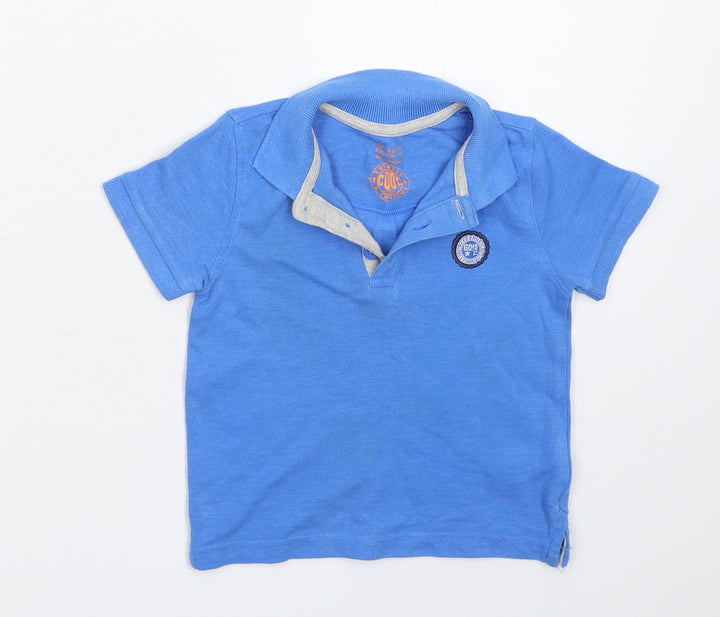F&F Baby Blue Basic Polo Size 18-24 Months
