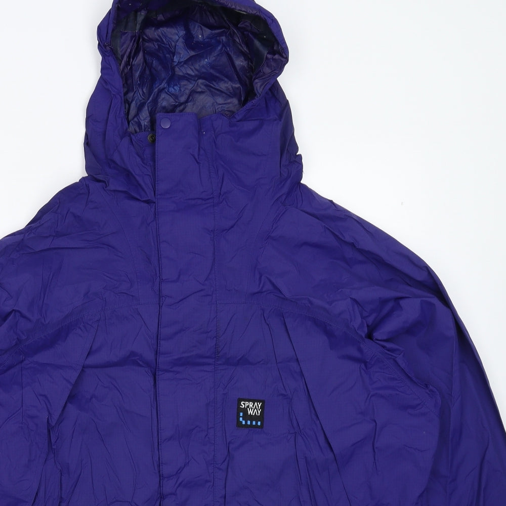 Sprayway Mens Purple   Rain Coat Coat Size 2XL